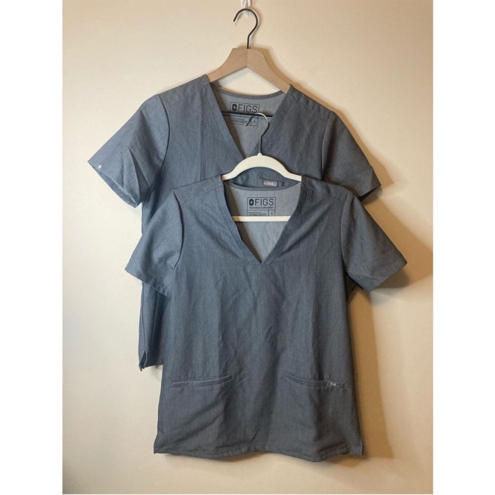 figs 3 styles of tops and 1 pant